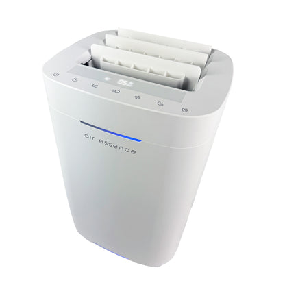 Purificador de aire de grafeno Air Essence™ Eco Plasma LCD ESP Light Graphene 50 m², esterilizador UVC, blanco