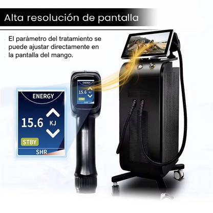 Air Essence™ Harmattan IPL Black Láser diodo blanco para depilación y eliminación del vello