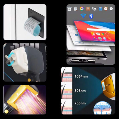 Air Essence™ Harmattan IPL Black Láser diodo blanco para depilación y eliminación del vello