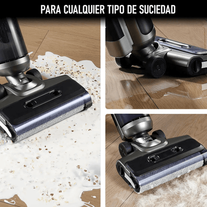 Aspirador inalámbrico con función de limpieza, con base y motor automático Air Essence™ Monsun Drive Jet