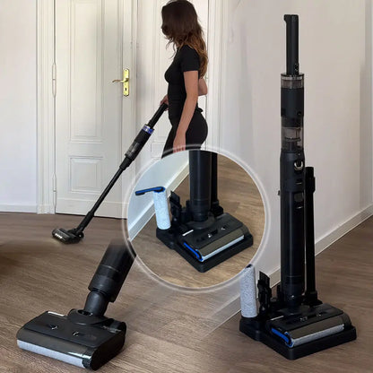 Aspiradora vertical con función de lavado, inalámbrica 7 en 1, Air Essence™ Typhoon (Tifón) Drive Jet