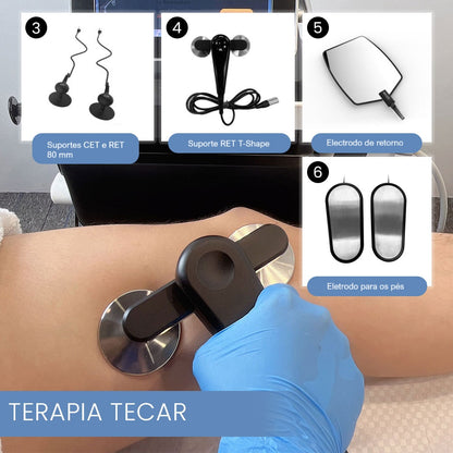 Air Essence™ Vortex V15, onda de choque neumática, terapia Tecar, ultrasonidos, dispositivo de onda de choque, cet ret