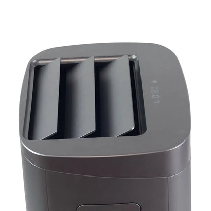 Purificador de aire de grafeno Air Essence™ Eco Plasma LCD ESP Graphene, 60 m², filtro ESP de grafeno no consumible, esterilizador UVC, gris