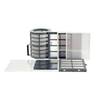 Purificador de aire de grafeno Air Essence™ Eco Plasma LCD ESP Graphene, 60 m², filtro ESP de grafeno no consumible, esterilizador UVC, gris