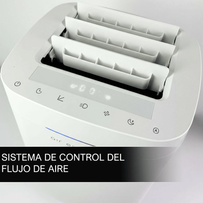 Purificador de aire de grafeno Air Essence™ Eco Plasma LCD ESP Light Graphene 50 m², esterilizador UVC, blanco