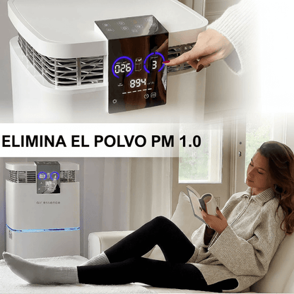 Purificador de aire con humidificador Air Essence™ Cyclone Max, 150-170 m², pantalla LCD táctil de 7 pulgadas, esterilizador UVC