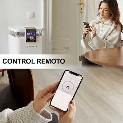 Purificador de aire con humidificador Air Essence™ Cyclone Max, 150-170 m², pantalla LCD táctil de 7 pulgadas, esterilizador UVC
