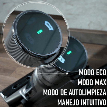 Aspirador inalámbrico con función de limpieza, con base y motor automático Air Essence™ Monsun Drive Jet