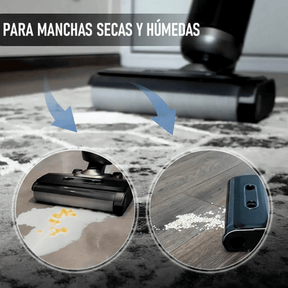 Aspirador inalámbrico con función de limpieza, con base y motor automático Air Essence™ Monsun Drive Jet