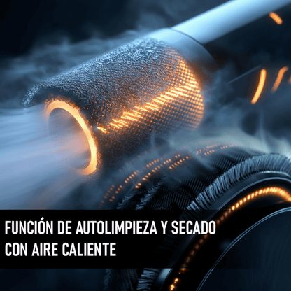 Aspirador inalámbrico con función de limpieza, con base y motor automático Air Essence™ Monsun Drive Jet