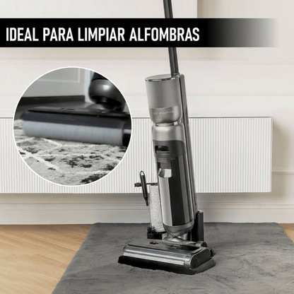 Aspirador inalámbrico con función de limpieza, con base y motor automático Air Essence™ Monsun Drive Jet