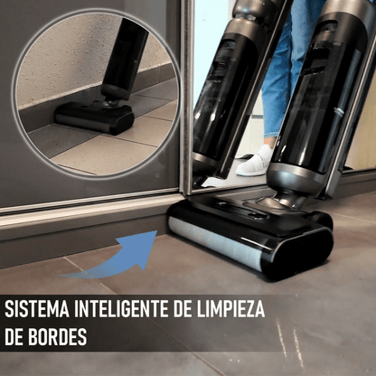 Aspirador inalámbrico con función de limpieza, con base y motor automático Air Essence™ Monsun Drive Jet