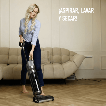 Aspirador inalámbrico con función de limpieza, con base y motor automático Air Essence™ Monsun Drive Jet