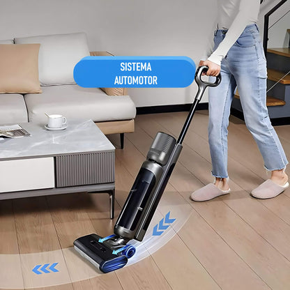 Aspirador inalámbrico con función de limpieza, con base y motor automático Air Essence™ Monsun Drive Jet