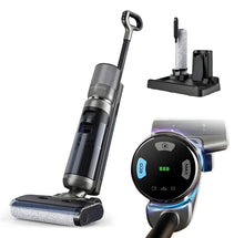 Aspirador inalámbrico con función de limpieza, con base y motor automático Air Essence™ Monsun Drive Jet