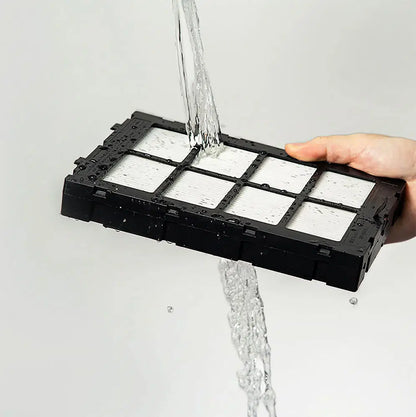 Purificador de aire de grafeno Air Essence™ Eco Plasma LCD ESP Graphene, 60 m², filtro ESP de grafeno no consumible, esterilizador UVC, gris