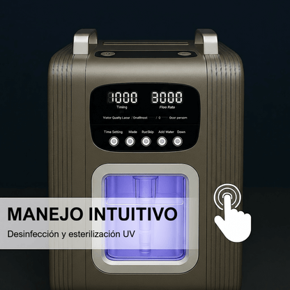 Air Essence™ Euria E6: inhalador de hidrógeno de 1500 ml, 2000 ml, 3000 ml, 4500 ml, 6000 ml, H2 + O2 gas de Brown.