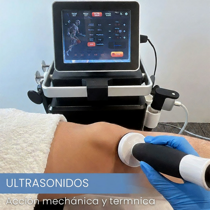 Air Essence™ Vortex V15, onda de choque neumática, terapia Tecar, ultrasonidos, dispositivo de onda de choque, cet ret